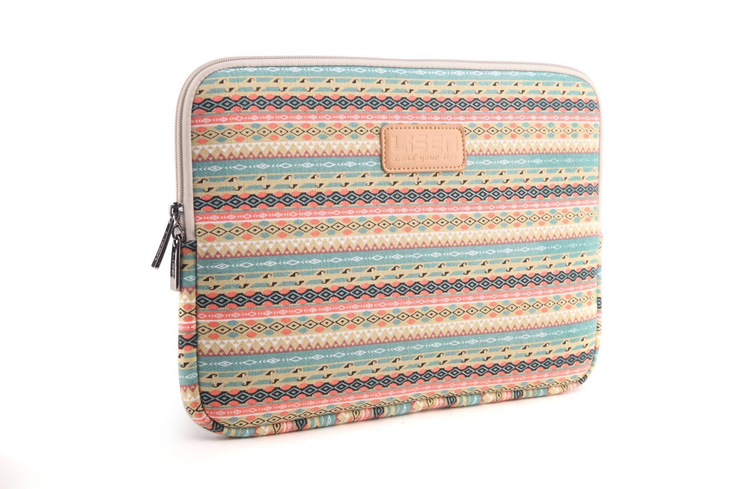 fdsmall Laptop Sleeve, 13-13.3 Inch, Notebook Carrying Case, Waterproof, Shock Resistant Bag (rhombus)