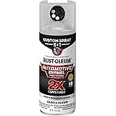 Rust-Oleum 2X Automotive Enamel Custom Spray 5-in-1 Spray Paint, 12 oz, Gloss Clear