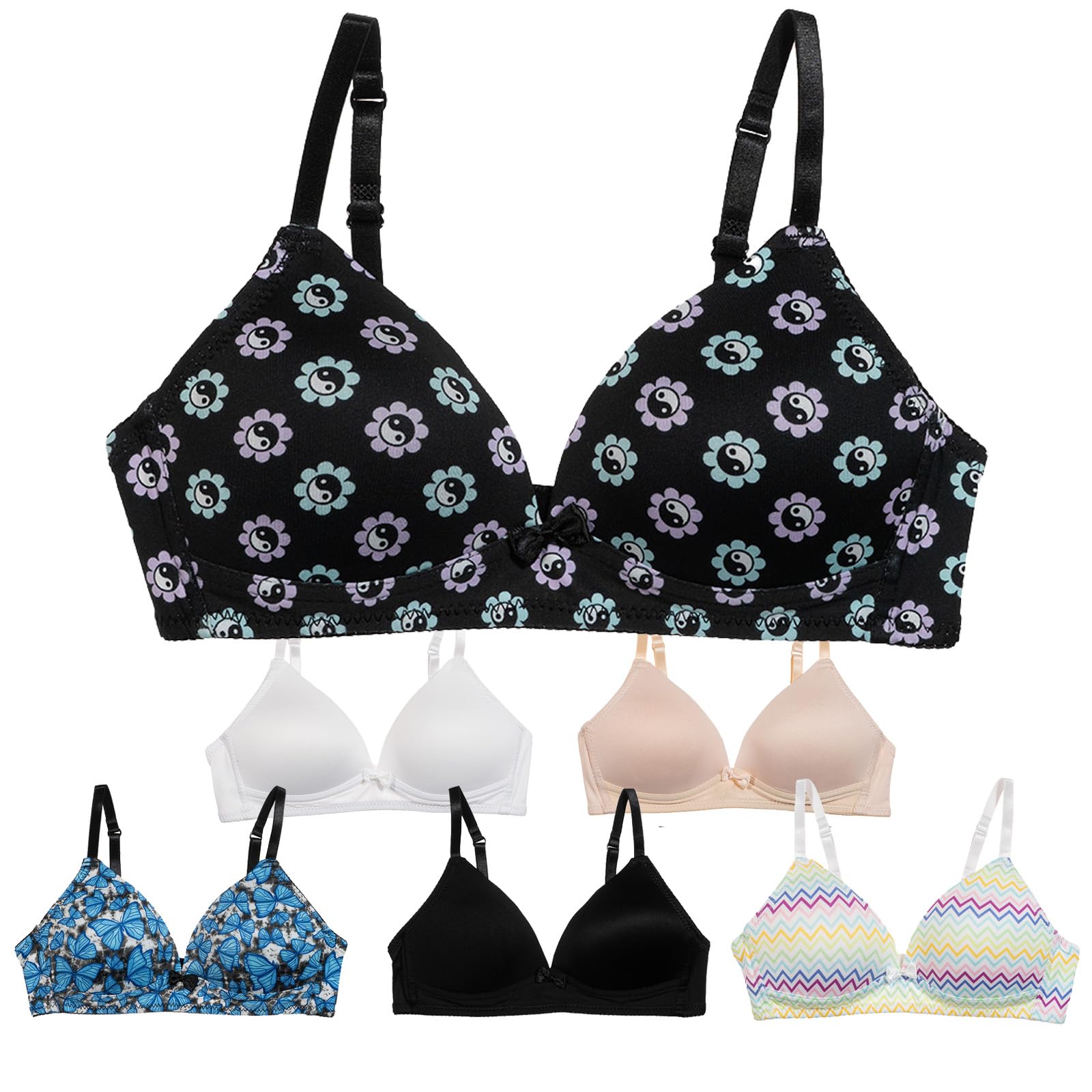 Photo 1 of Alyce Ives Intimates Girls, Teens & Petite Women Lightly Padded A Cup Bra-6 Pack