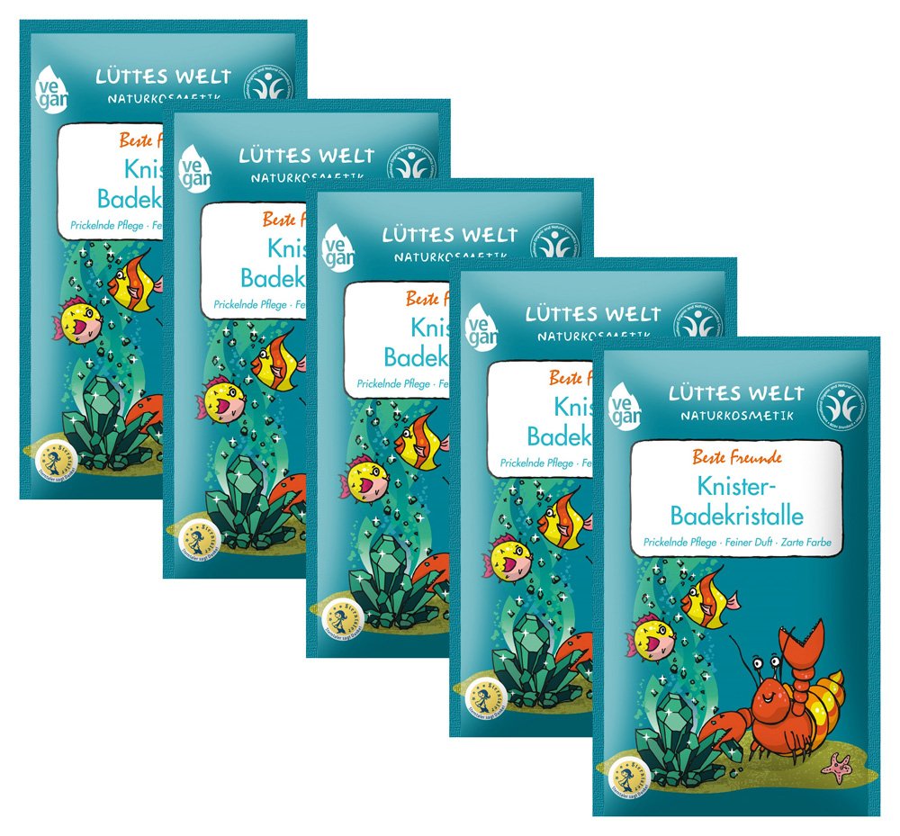 sensena crackling bath crystals"Best Friends", 5X 80 g