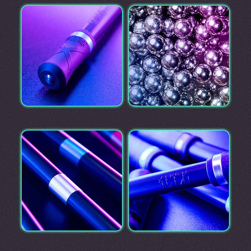 4 Pieces Spinner Pen Finger Pen Rotating Gaming Gel Pens Flying Pen Finger Rotating Pen Entertainment Release Pressure Toy for Kids Students Teens Student Games Gift (Black)