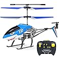 Remote Control Helicopter for Kids| Toys for Ages 8+ | Rc Helicopter Toys with LED Lights, 3.5 Channel, Gyro Stabilizer, Altitude Hold, 2.4GHz Helicopter Toys for Beginner Boys Girls Indoor-Shark