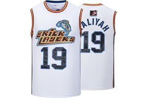 Afuby Aaliyah Jerseys 19 Bricklayers Rock N Jock 90s Hip Hop Basketball Jersey fro Men
