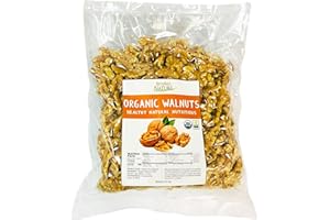 BEYOND NATURE Organic Raw Walnuts – Unsalted 3 Pound (48 oz) Vacuum Sealed, Non GMO, No Salt, Low Carb, Keto Friendly & Vegan Snack
