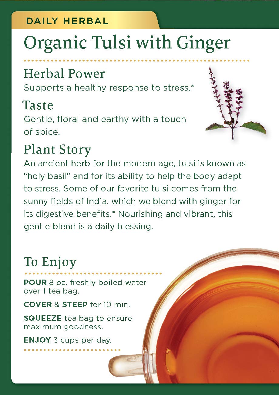 Télécharger gratuitement Images Traditional Medicinals Organic Tulsi With Ginger Herbal Tea 16
