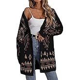WDIRARA Women's Open Front Long Sleeve Long Cardigan Boho Chunky Sweaters Outwear Coats 2025 Fall Outfits