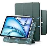 ESR for iPad Air 11 Inch Case M3/M2 (2025/2024), iPad Air 5th/4th Gen (2022/2020), Powerful Magnetic Attachment, Slim Trifold Stand Case, Auto Wake/Sleep, Durable Protection, Forest Green