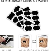 Vtopmart 24 Airtight Food Storage Containers Set, BPA-Free, 4 Sizes view 4