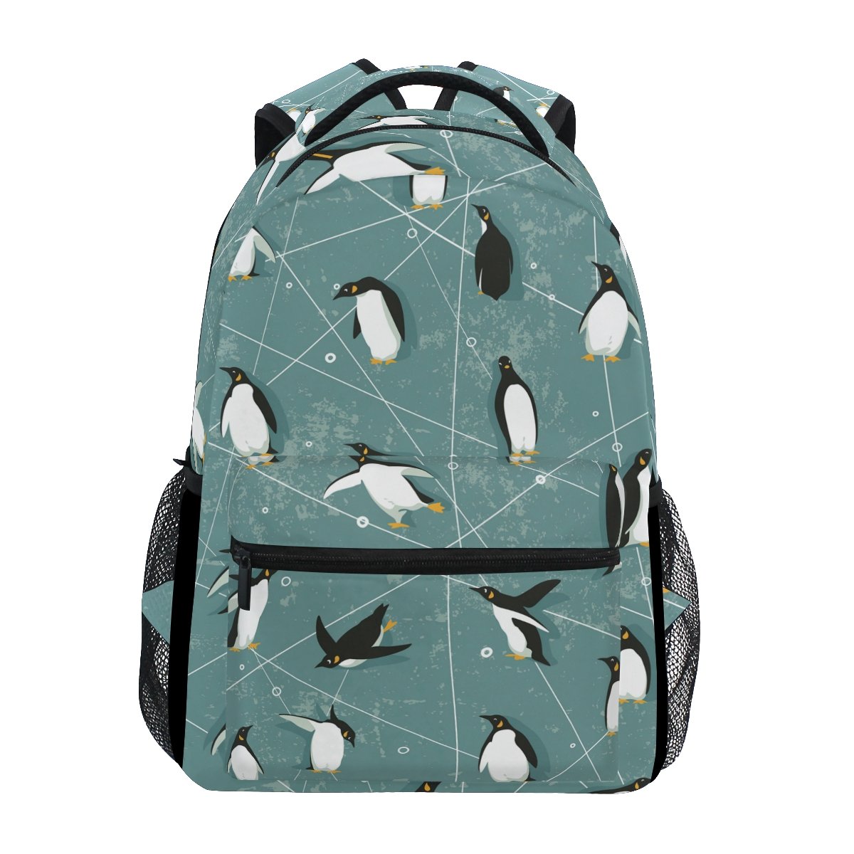 BENNIGIRY Penguin School Backpack Book Bag Travel Daypack