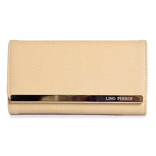 Lino Perros Womens Clutch (Beige)