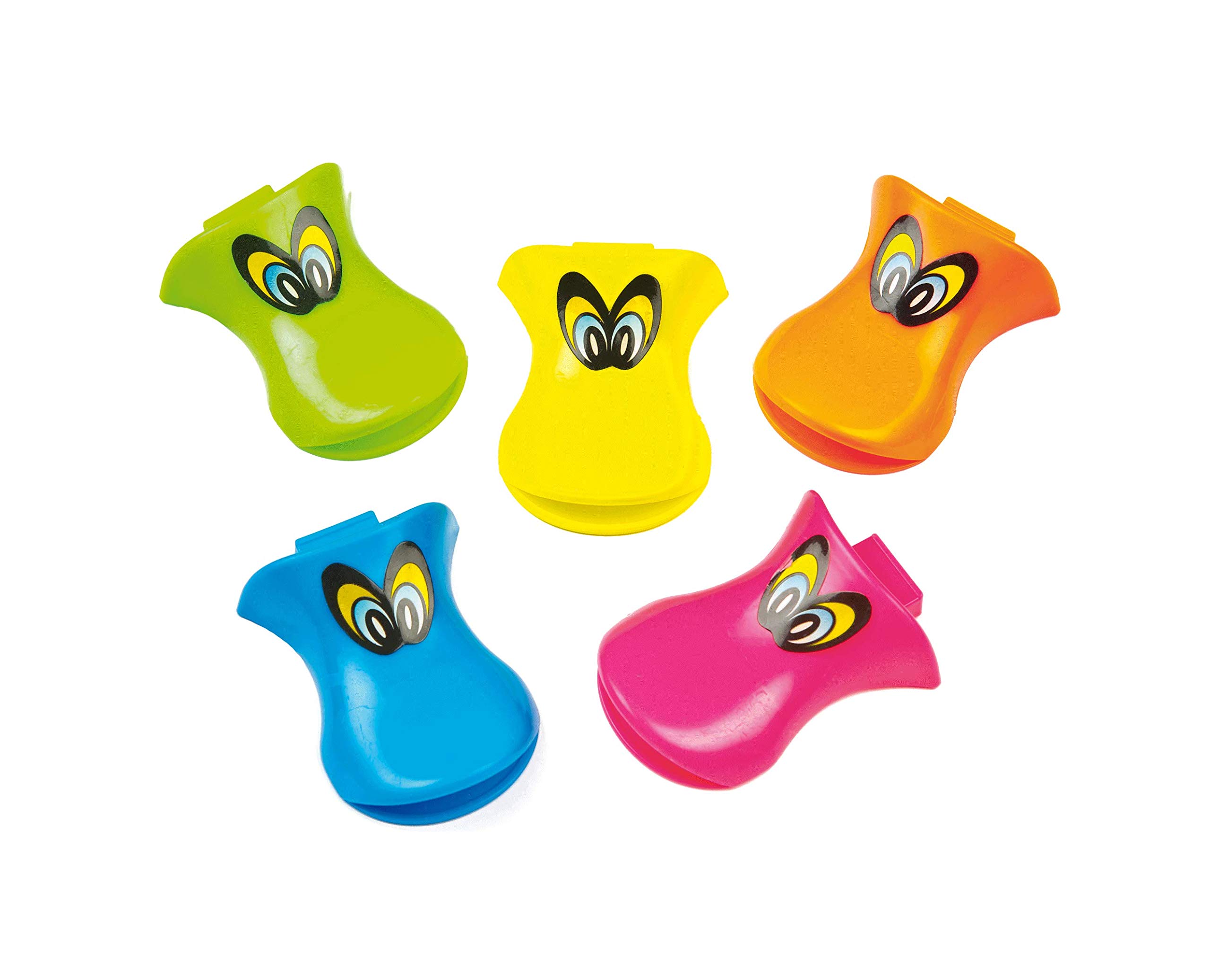 Baker Ross P4203 Duck Whistles (Pack of 12), Perfect for Children to Play Solo or with Friends, Ideal for Party Bag Fillers, Pass The Parcel Prizes, Gifts and More, Assorted,7 cm