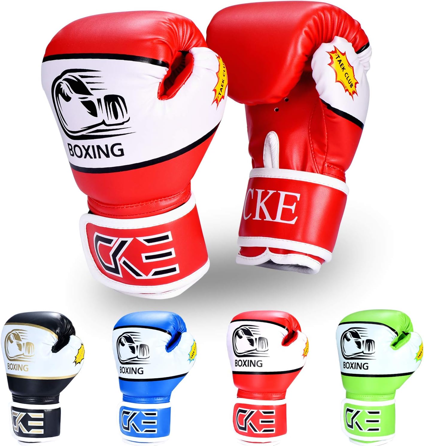 CKE Kids Boxing Gloves for Kids Boys Girls Junior Youth Toddlers Age 5-12 Years Training Boxing Gloves for Punching Bag Kickboxing Muay Thai : Sports & Outdoors
