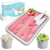 Extra Large Rolled Ice Cream Maker (14"x10") - Make Instant IceCream w/the Family - Manual Roll Your Own IceCream - Roll Ice 