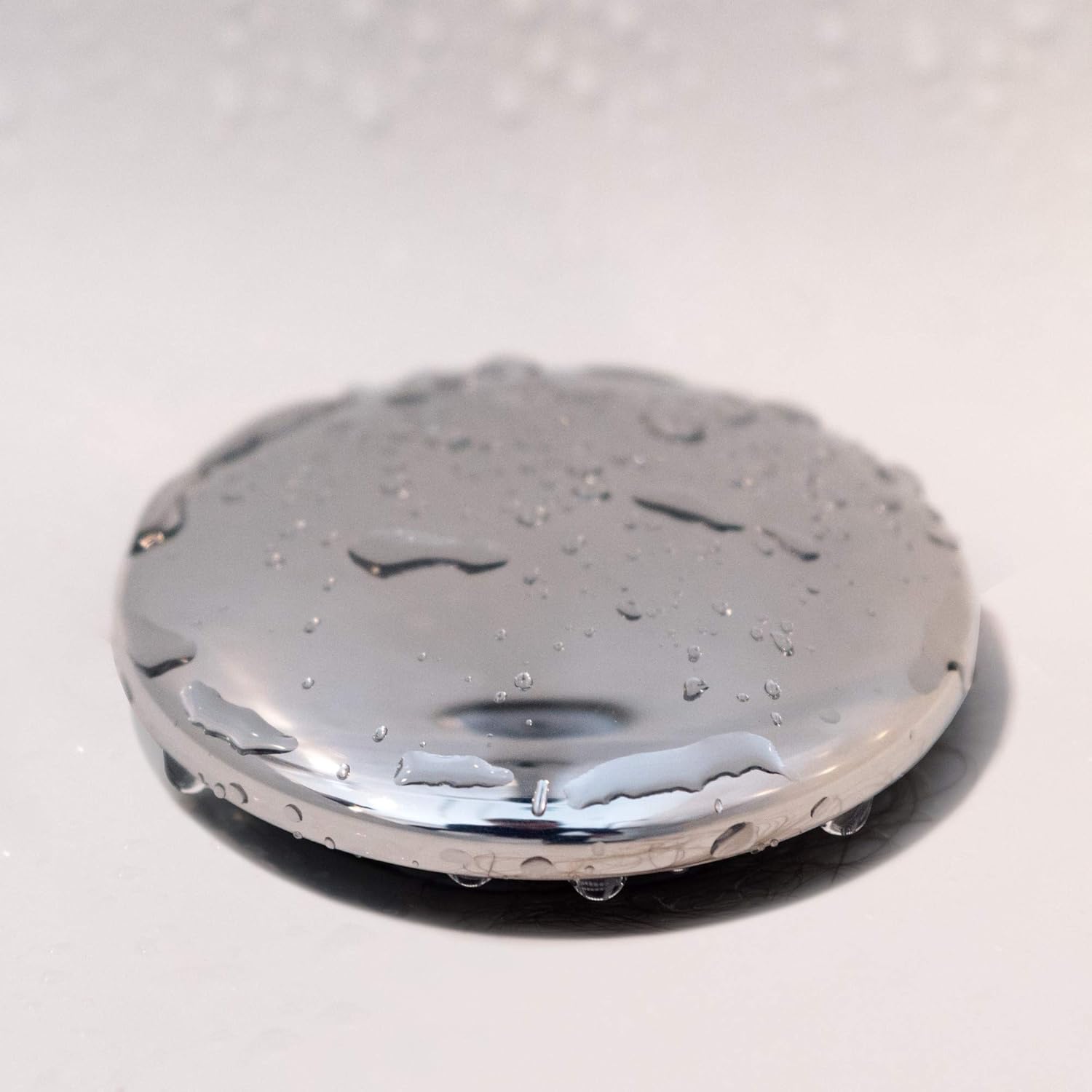 Tub Flo Stainless Steel Shower Drain Hair Catcher, Hair Stopper for Bathtub and Sink Easy-Install Drain Filter - Image 4