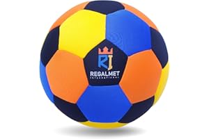 Regalmet Indoor Soccer Ball for Kids Ages 4–12 | Wall Safe Soft Foam Ball | Silent Soccer Ball for Training & Play | Size 4 K
