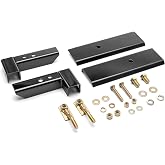RealTruck BACKRACK Hardware Kit for use w/Standard Bed, Black, No Drill | 30122 | Fits 2019-2025 Chevrolet/GMC Silverado/Sierra 1500; 2022 Chevrolet Silverado 1500 LTD