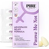 PURE WOMAN Pause-Me-Not Menopause Relief Vaginal Softgel - Vaginal Moisturizer for Menopausal Women