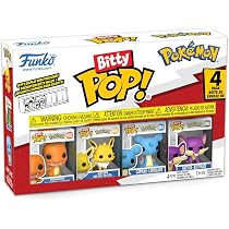 Funko Pop! Bitty: Pokemon - Bulbasaur, Flareon, Pichu, and