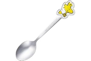 Kaneshotouki Peanuts Woodstock Smile Spoon, 1 pc, Silver, Stainless Steel, Dinner Spoon