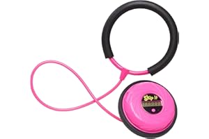 Just Play Skip It Retro Outdoor Toy, Light Up Ball and Digital Counter, Pink, Soft Foam Padded Ankle Ring, 31-inch Long, Screen Free Play, Toys for Kids Ages 5 Up