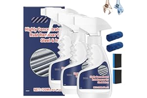 Highly Concentrated Steel Rust Remover, Instant Rust Eraser Ultra-Strong Metal Revival Spray, For Tools & Outdoor Furniture, 