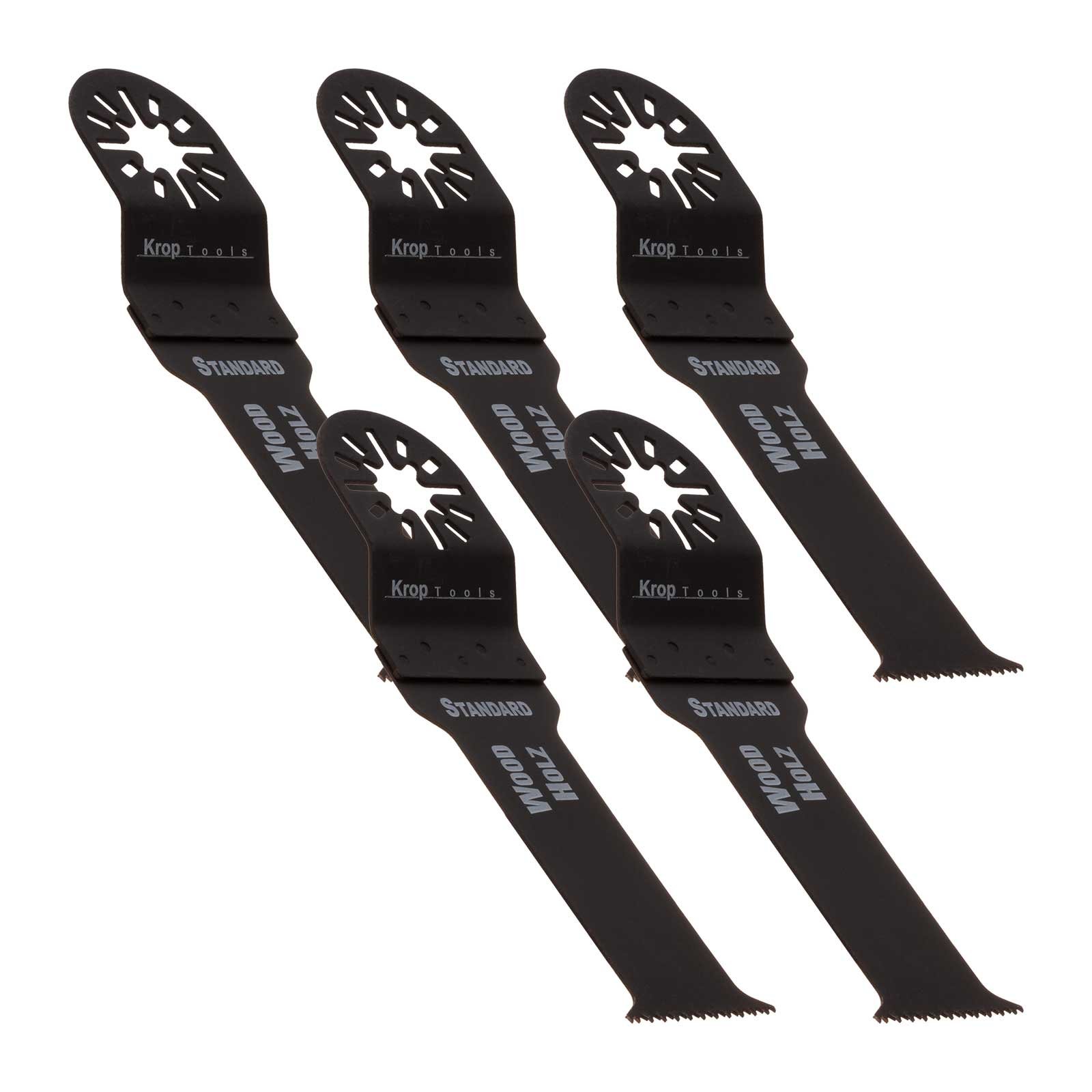 Buy 5 KROP Multitool Blades 32 x 70mm Standard Wood fits Bosch Fein