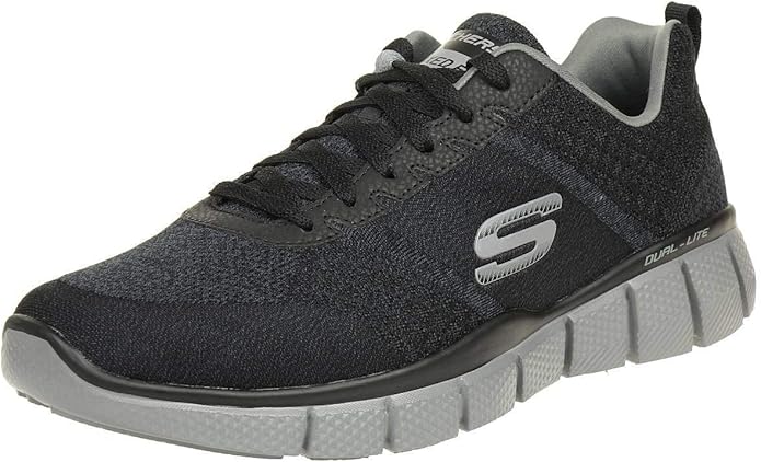 Skechers Men's Equalizer 2.0 True Balance Shoe - Black/Charcoal | Catch.com.au