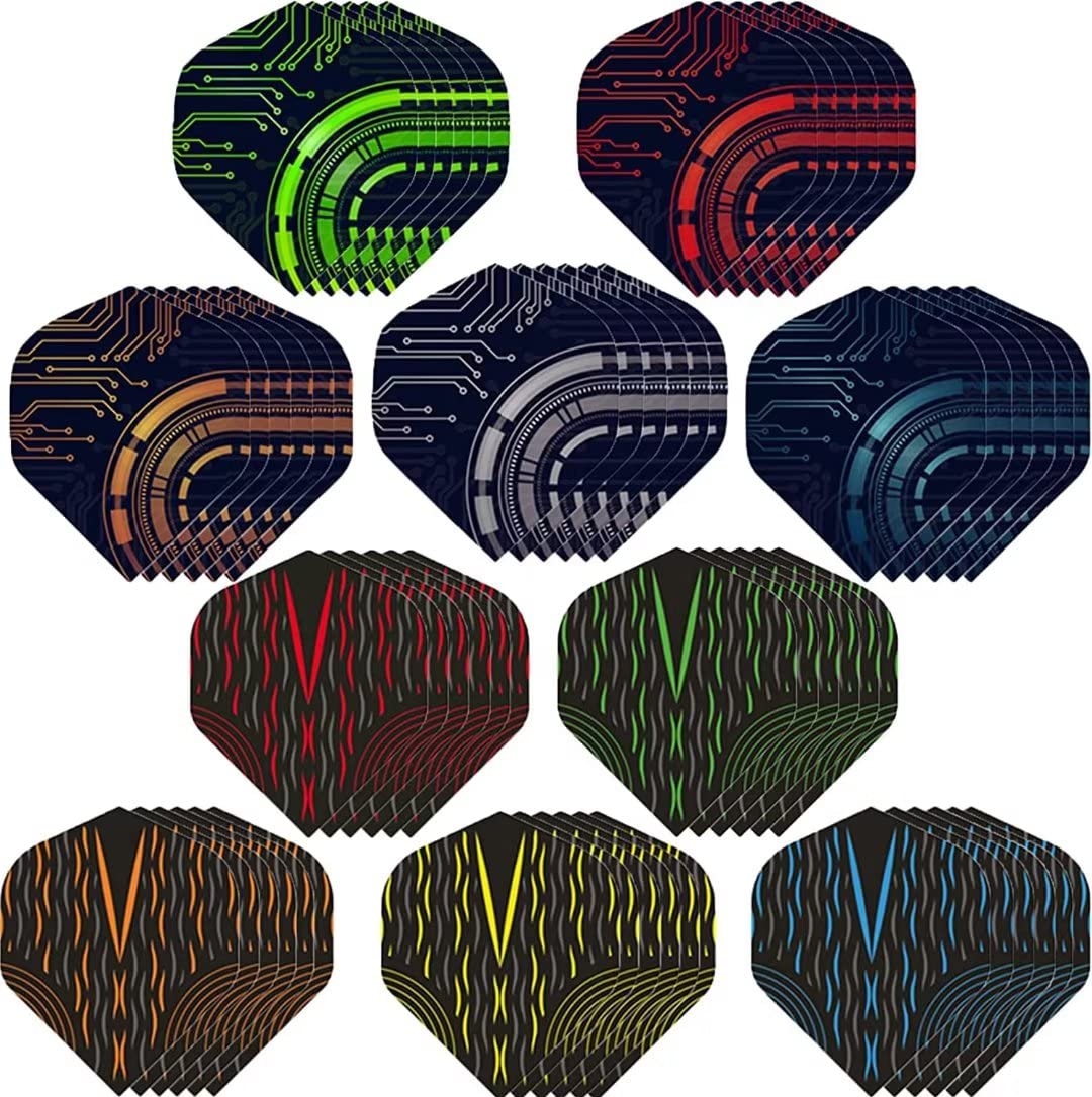 HERZWILD Dart Flights Flight Flight Dartflys Standard Form for Dart