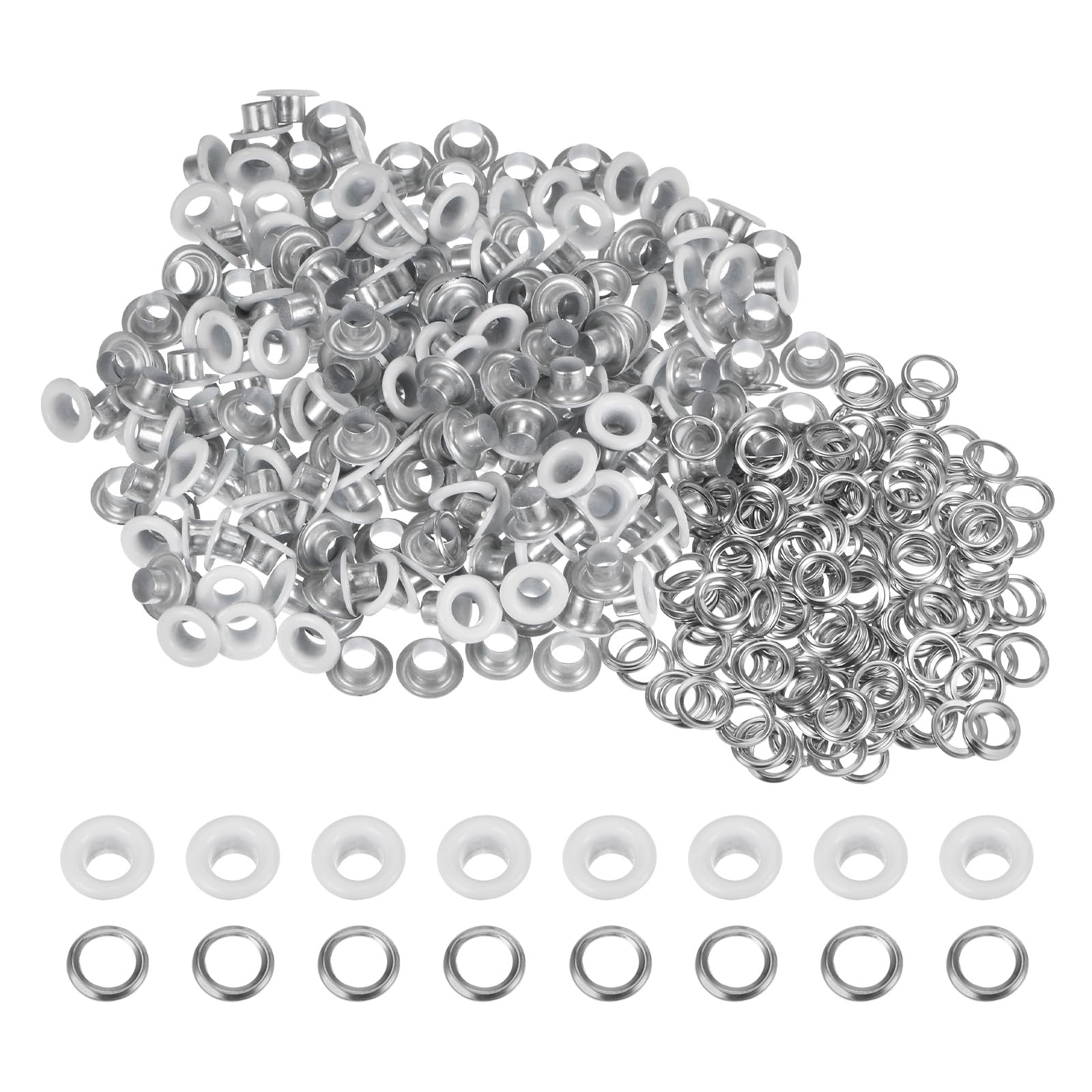 HARFINGTON 200 Set Color Round Grommets 5mm