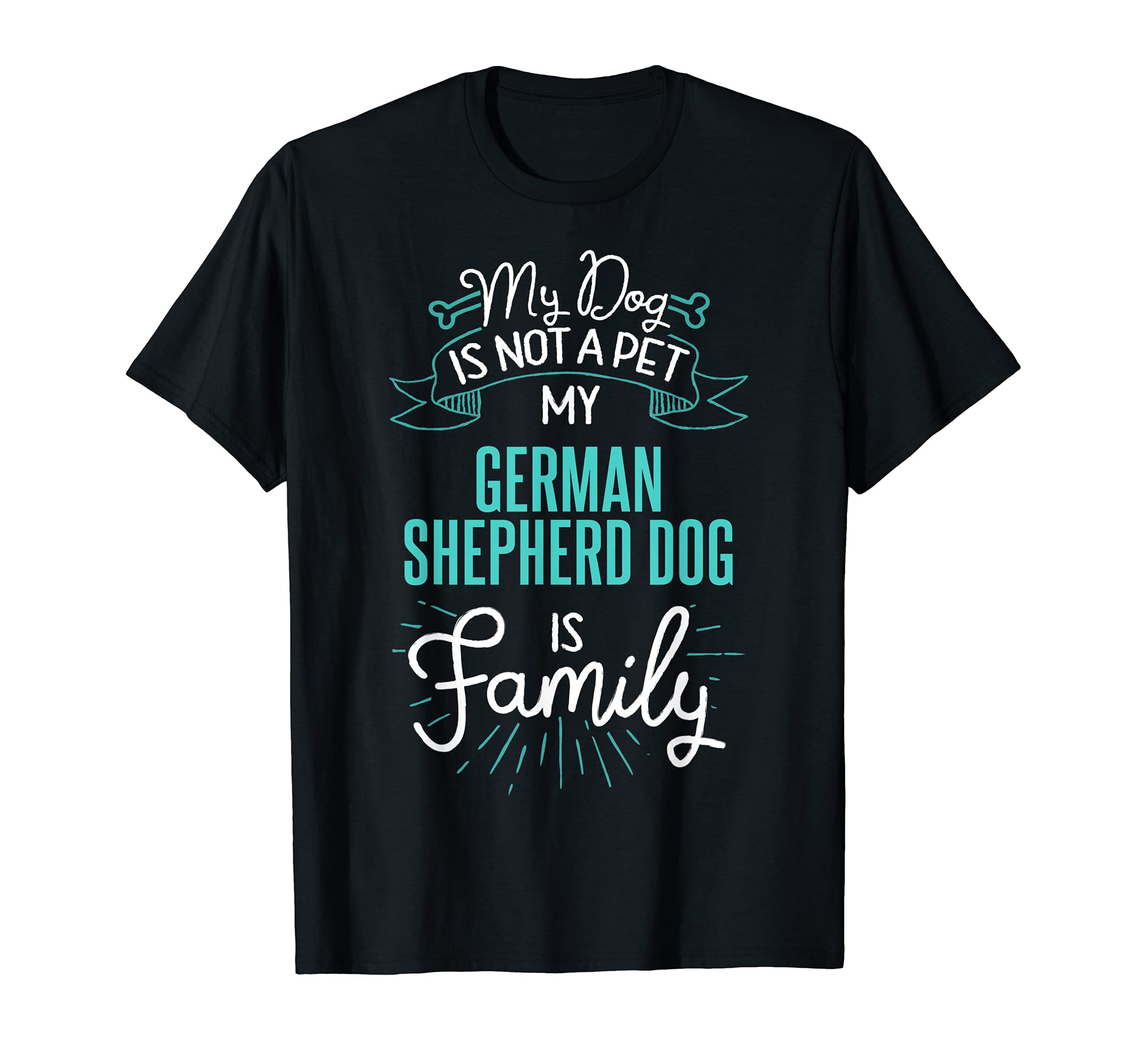 Cute German Shepherd Dog Design Family Dog Giftn T-Shirt