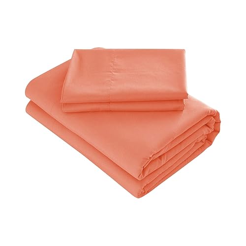 Coral Color Bedding: Amazon.com
