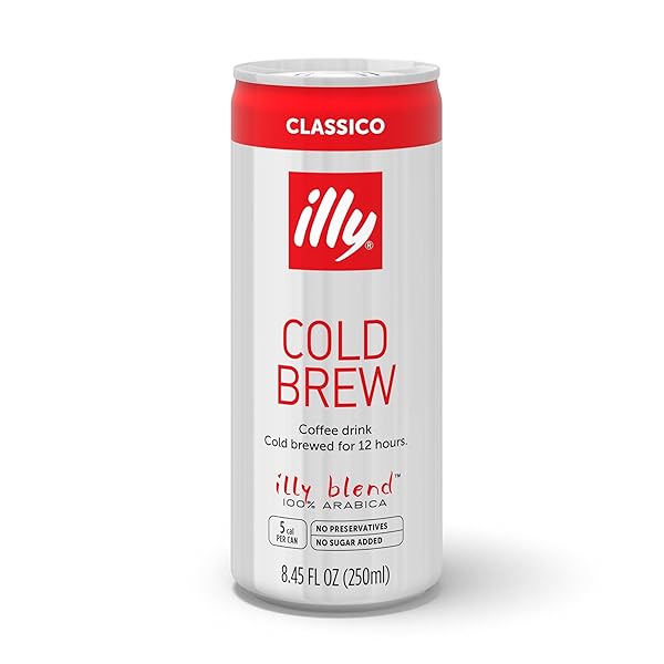 ILLY READY TO DRINK COFFEE, CLASSICO COLD BREW,...