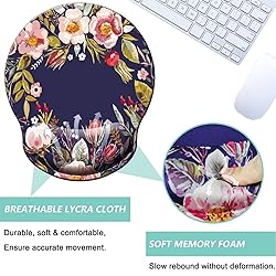 Mouse Pad with Wrist Support, Ergonomic Mouse Pad