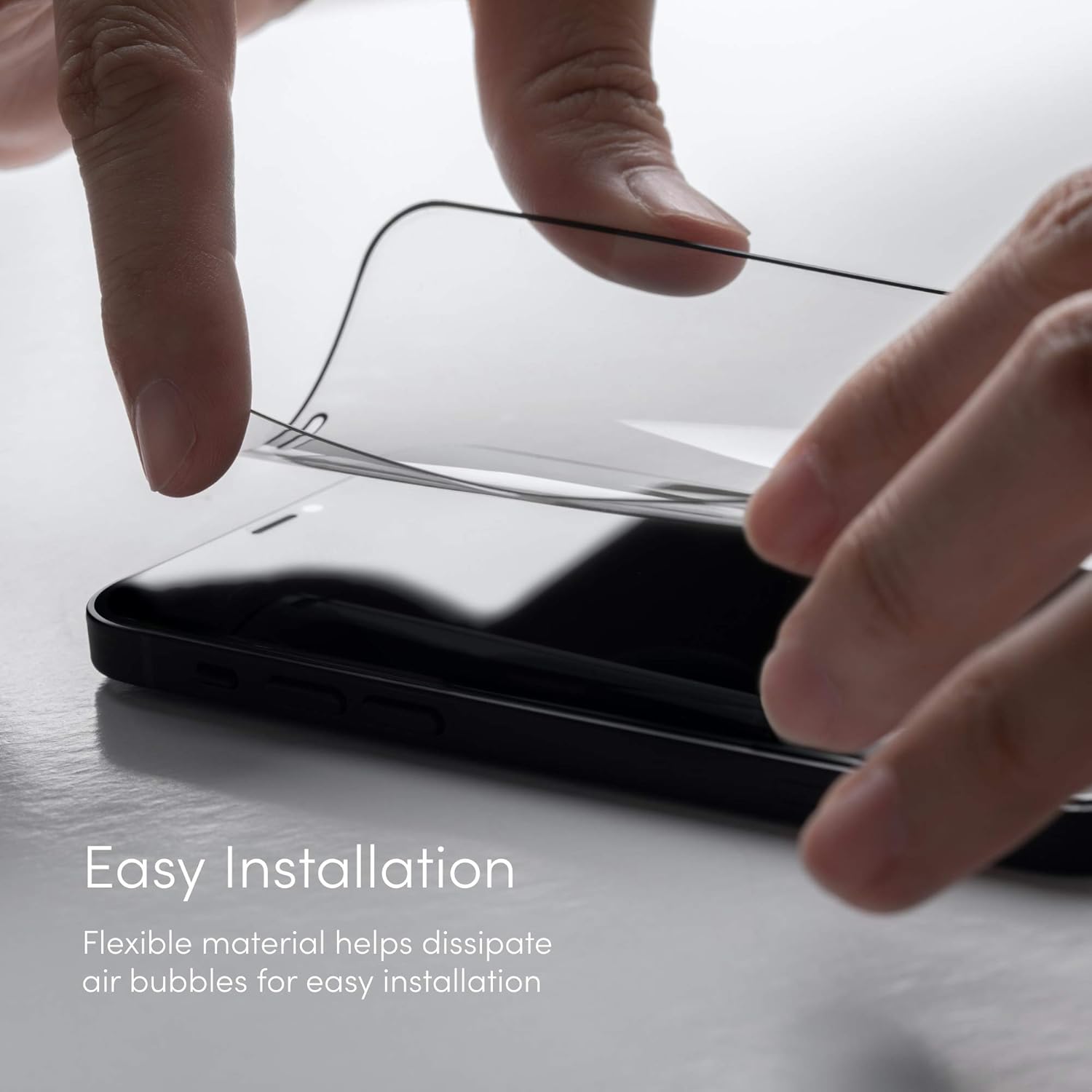 Moshi AirFoil Pro Glossy Screen Protector Compatible with iPhone 12 Mini Screen Protector, Edge-to-Edge, Anti-shatter - Image 5