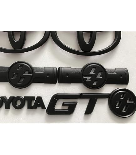 Amazon.com: Toyota GT FT 86 ZN6 Front and Rear T Emblem Badges