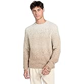 Guess Mens Eco Long Sleeve Trey Marled Stripe Sweater