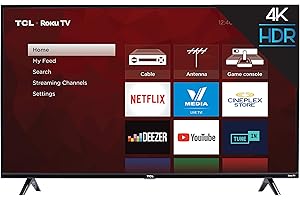 TCL 50S425-CA 4K Ultra HD Smart LED Television (2019), 50"