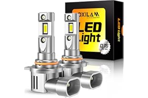 OXILAM 9012 LED Bulb, HIR2 Bulbs, 900% Ultra-Bright, 5 Min Quick Install, 50000H Lifespan, No Flicker, 99% Compatibility
