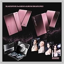 BLACKPINK DEADLINE 3rd Mini Album 7 Version Set : BLACK+PINK+GRAY+