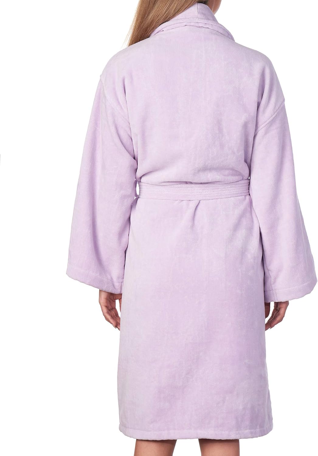 Alpine Swiss Blair Womens Cotton Terry Cloth Bathrobe Shawl Collar Velour Spa Robe at  Women’s Clothing store