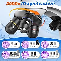 Compound Binocular Microscope for Kids & Adults