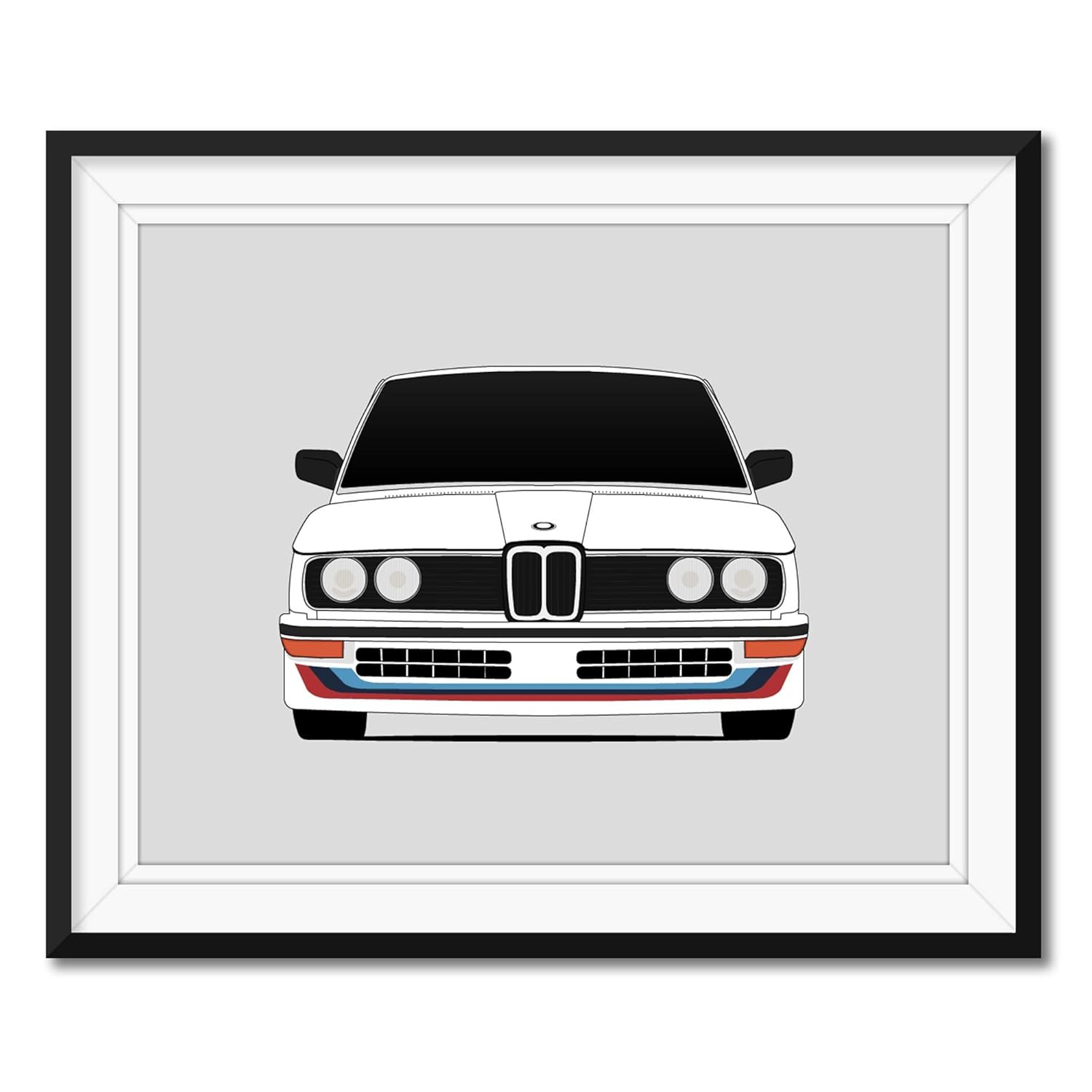 Amazon Com Bmw M535i 5 Series Inspired Poster Print Wall Art Decor Handmade M Power Bmw M E12 E24 E28 Handmade