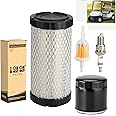 10L0L Golf Cart Tune Up Kit for EZGO RXV 2008-up & TXT 2010-up Gas Carts with Kawasaki Motor, Air Fuel Oil Filter 28463-G01, 72084-G01, 607454, Spark Plug 607462