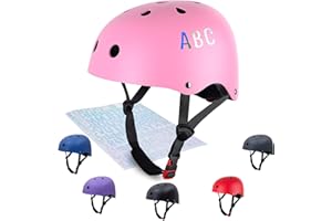 Lemmeko Kids Bike Helmet, Adjustable Toddler Helmet for Ages 3-13 Boys Girls Bicycle Helmet for Multi-Sports Cycling Skating Rollerblading Skateboard Scooter