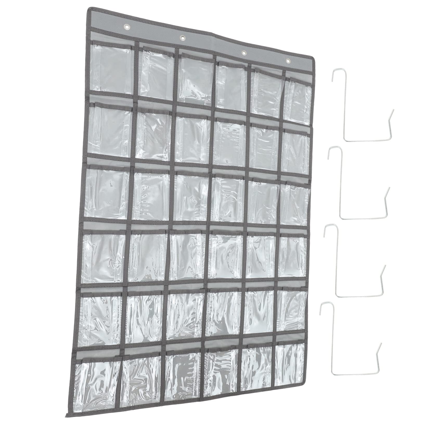 STOBOK Hanging Bag Jewelry Storage Wall Door Organizer Pocket for Classroom Office Phone Accessories Small Items