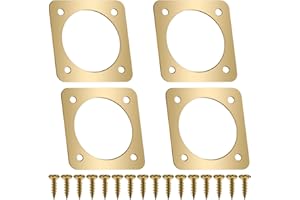 RIPENG Metal Bird House Guard with Copper Portal for Eastern Bluebird Houses 1 1/2 Inch Opening (4 Pieces)