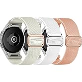 Elastic Band for Samsung Galaxy Watch 7/6/5/4 40mm 44mm/5 Pro Band 45mm/Watch 6/4 Classic Bands 46mm 42mm 47mm 43mm/FE Men/Women,No Gap One Click Nylon Strap for Samsung Watch 4 5 6 7 Correa Reloj