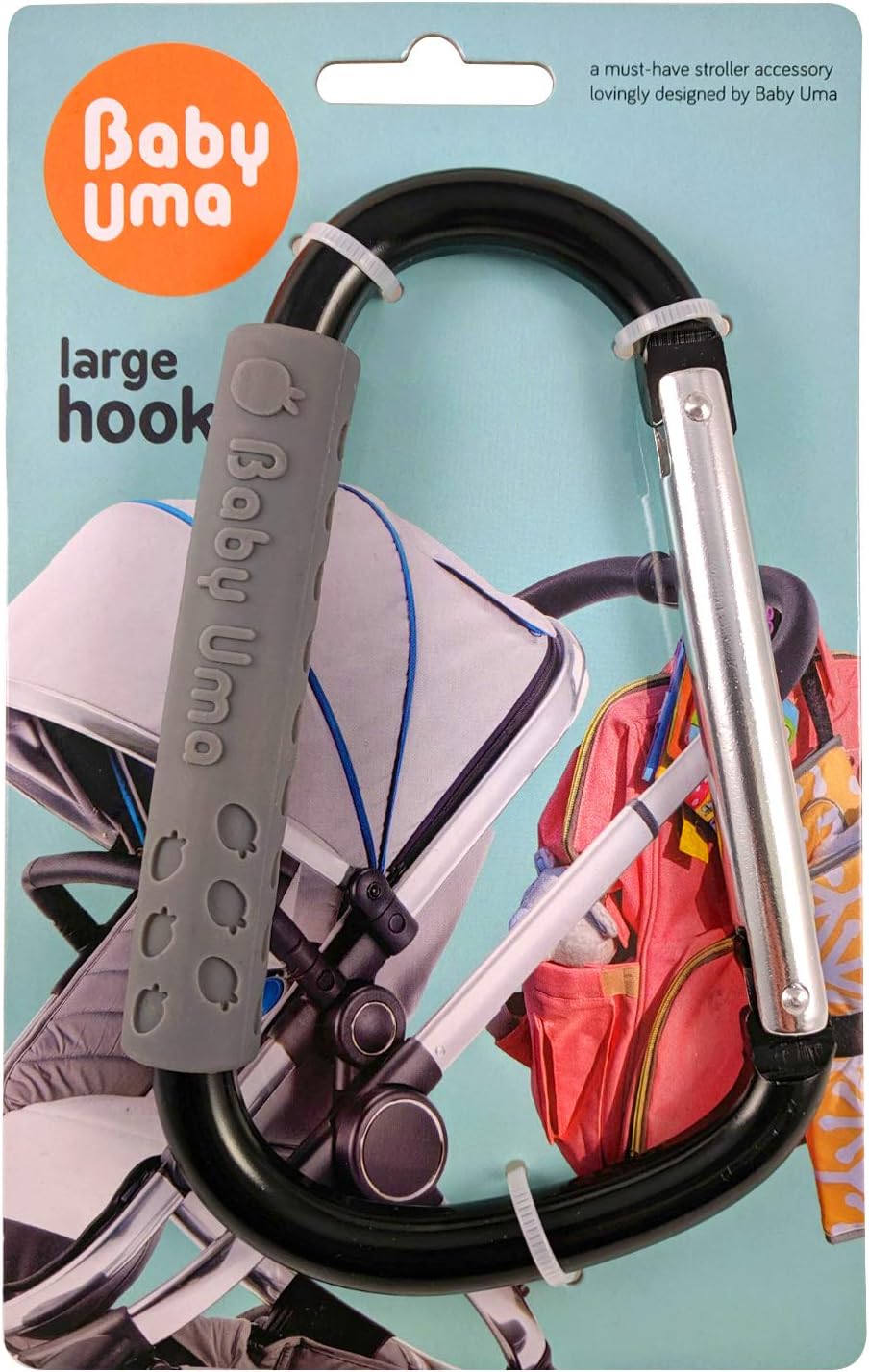 pushchair shopping bag hooks