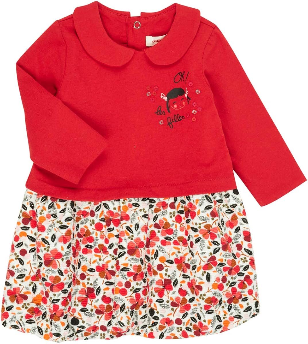 Catimini Robe Rouge Fille Bata, 12M para Niñas Amazon.es Ropa y