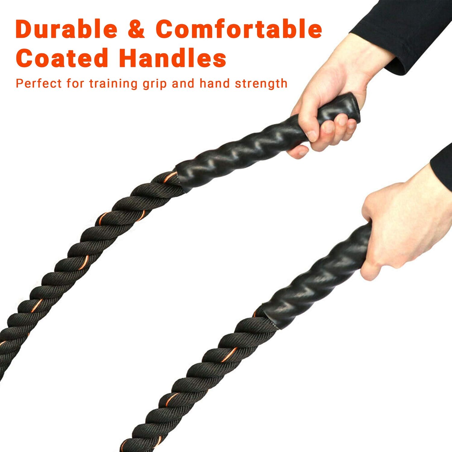 TOPITOP Battle Ropes with Anchor Kit, Upgraded Ropes for Working Out Poly Dacron Heavy Gym Rope 1.5 Inch 30ft Length for Strength Training, Cardio Workout Ropes, Crossfit, Fitness Exercise Rope : Sports & Outdoors